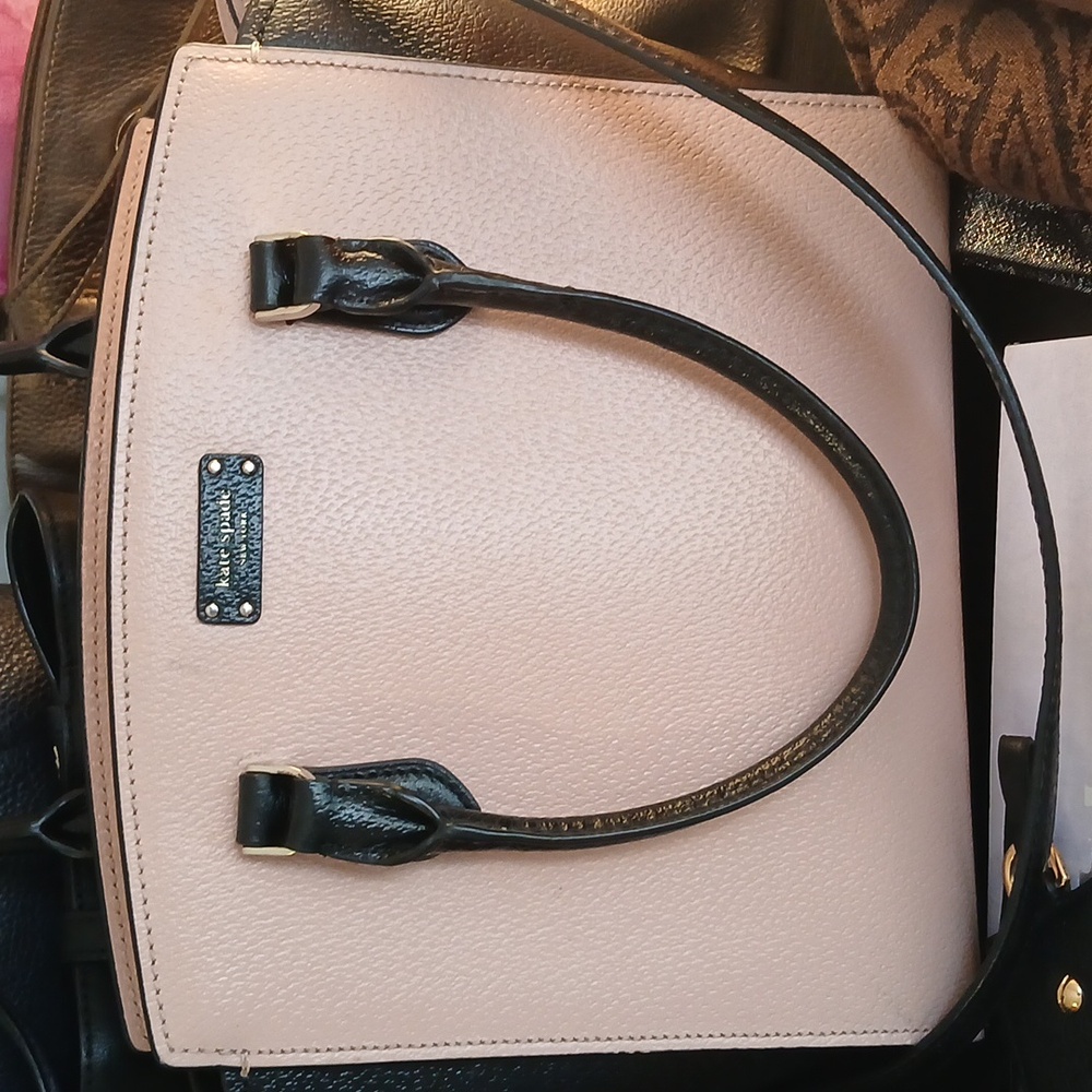 Kate Spade pink and black purse